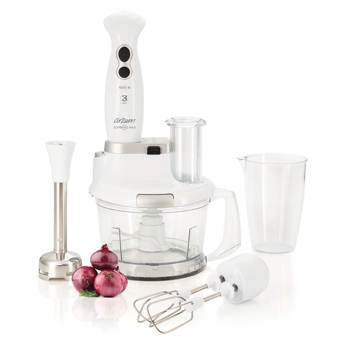 Arzum AR1004 Soprano Max Multi Blender Seti, Beyaz görsel 2