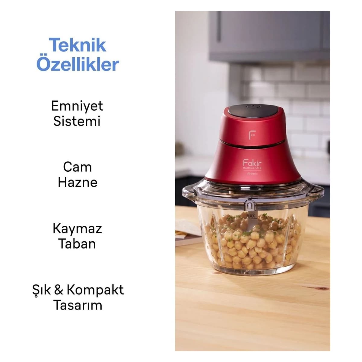 Fakir Atomic Doğrayıcı & Rondo Rouge görsel 3