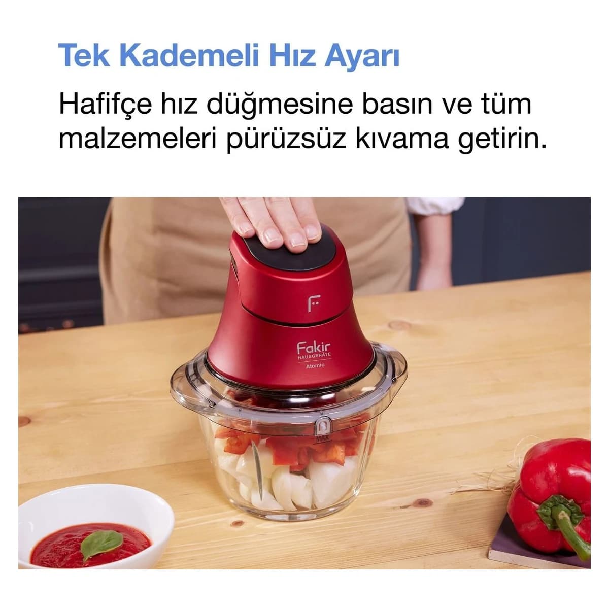 Fakir Atomic Doğrayıcı & Rondo Rouge görsel 4