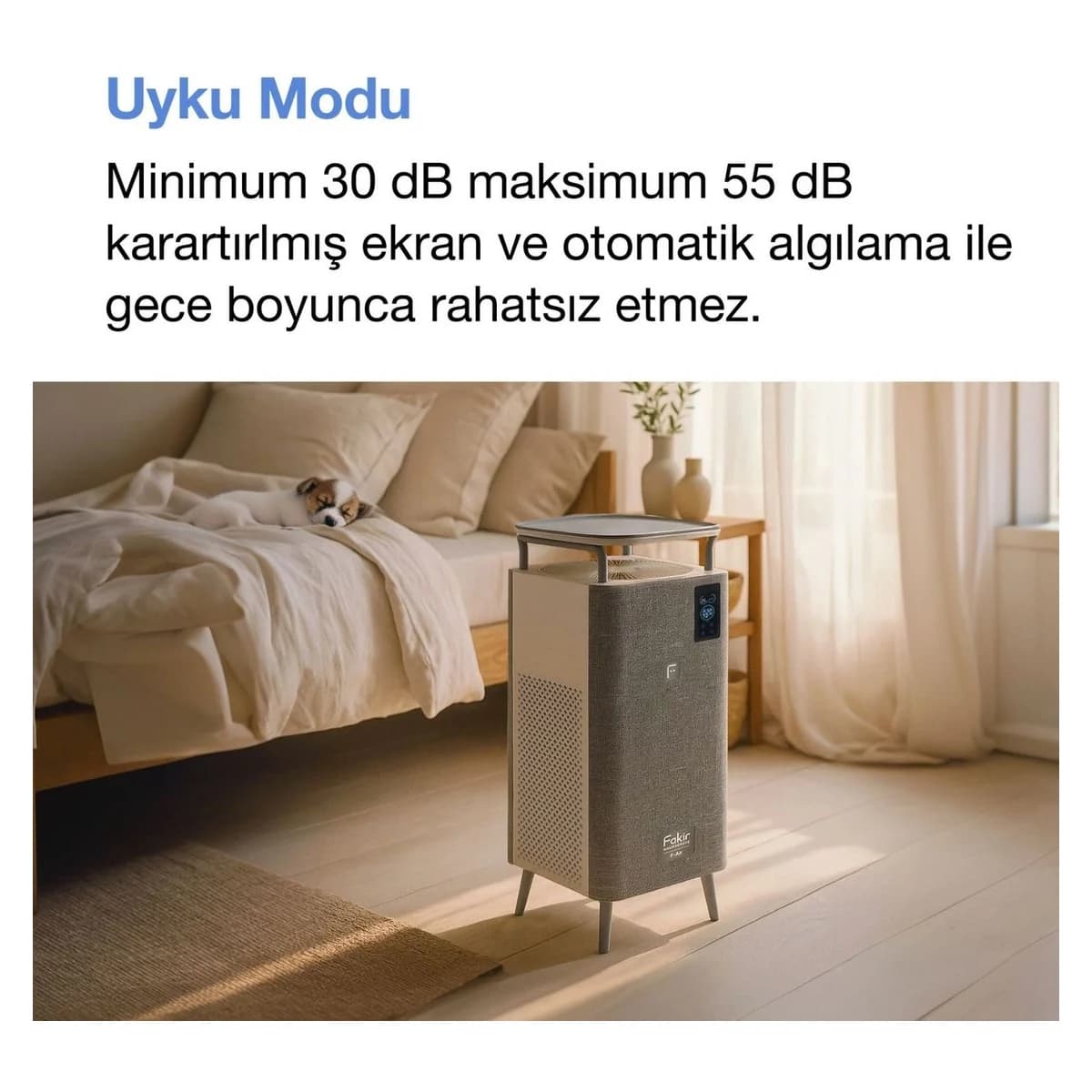 Fakir F Air Hava Temizleyici Gri görsel 4
