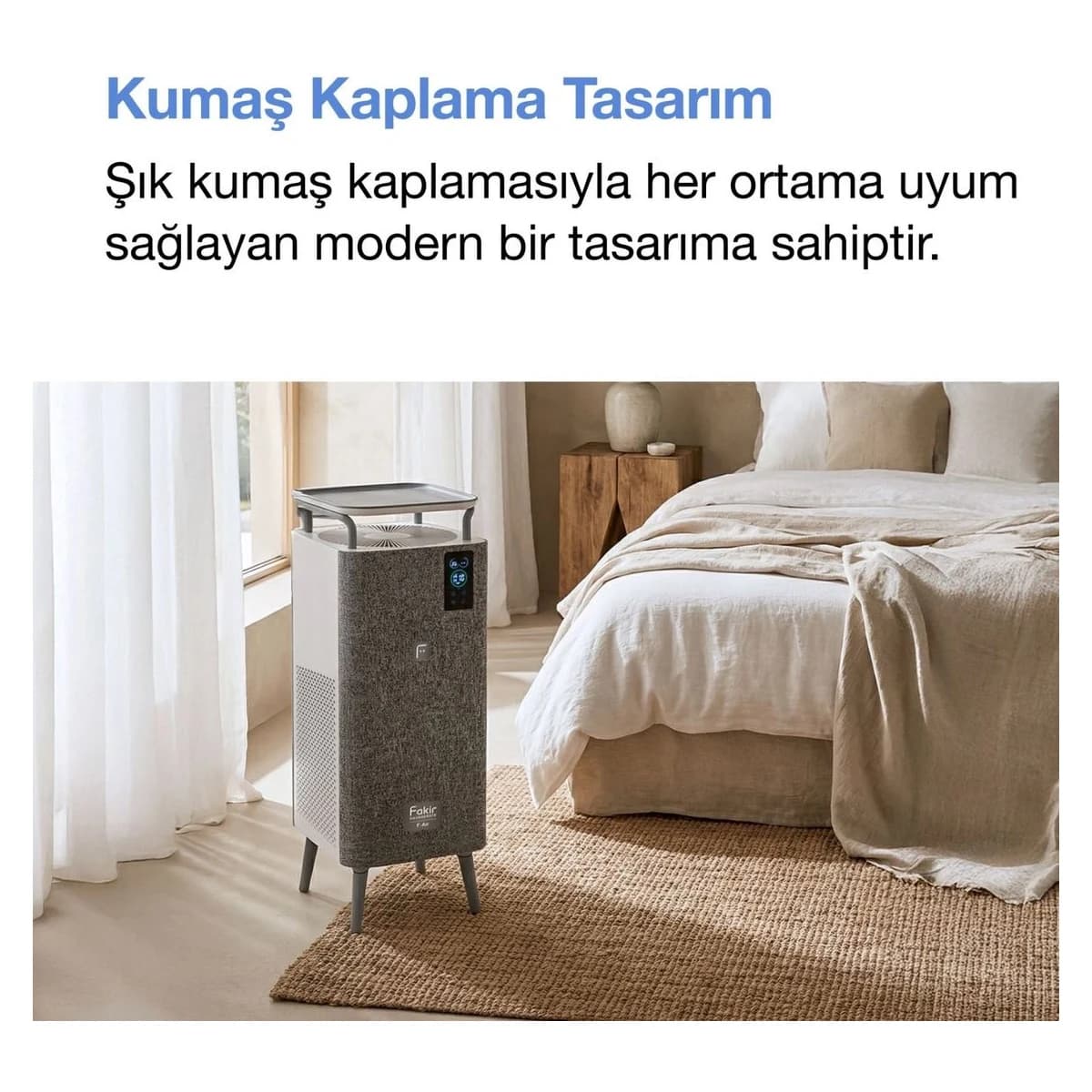 Fakir F Air Hava Temizleyici Gri görsel 5