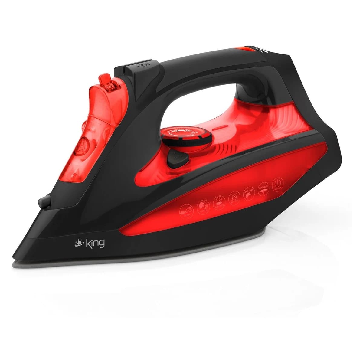 King KBÜ703 Osborn Otomatik Buharlı Ütü Kırmızı