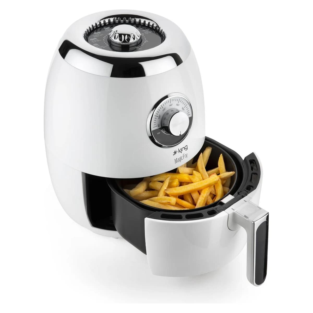 King KYF25 MagicFry Sıcak Hava Fritözü Beyaz