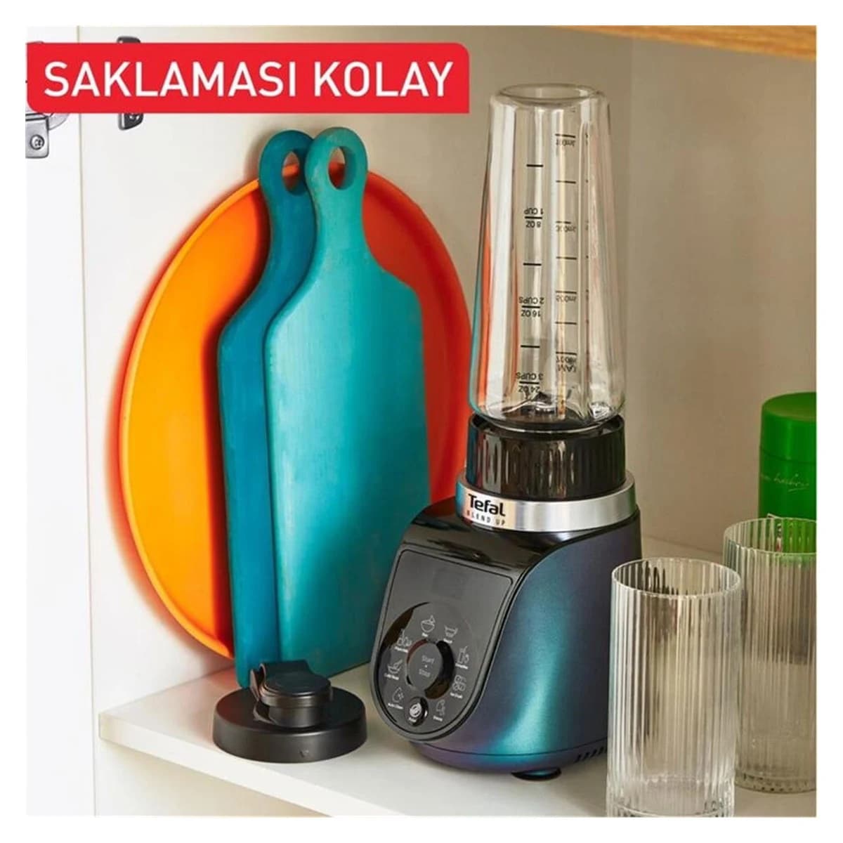 Tefal Blend Up 1000W Güçlü Mini Blender görsel 7