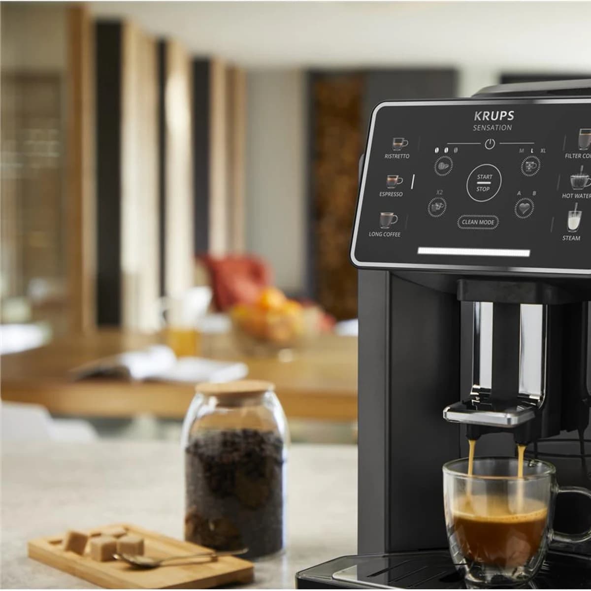 Tefal Krups Sensation C50 Tam Otomatik Espresso Kahve Makinesi görsel 6