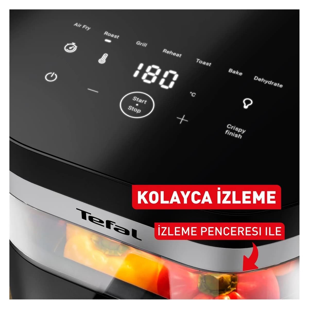 Tefal Easy Fry Infrared 2000 Watt Airfryer Fritöz 7 Litre görsel 5